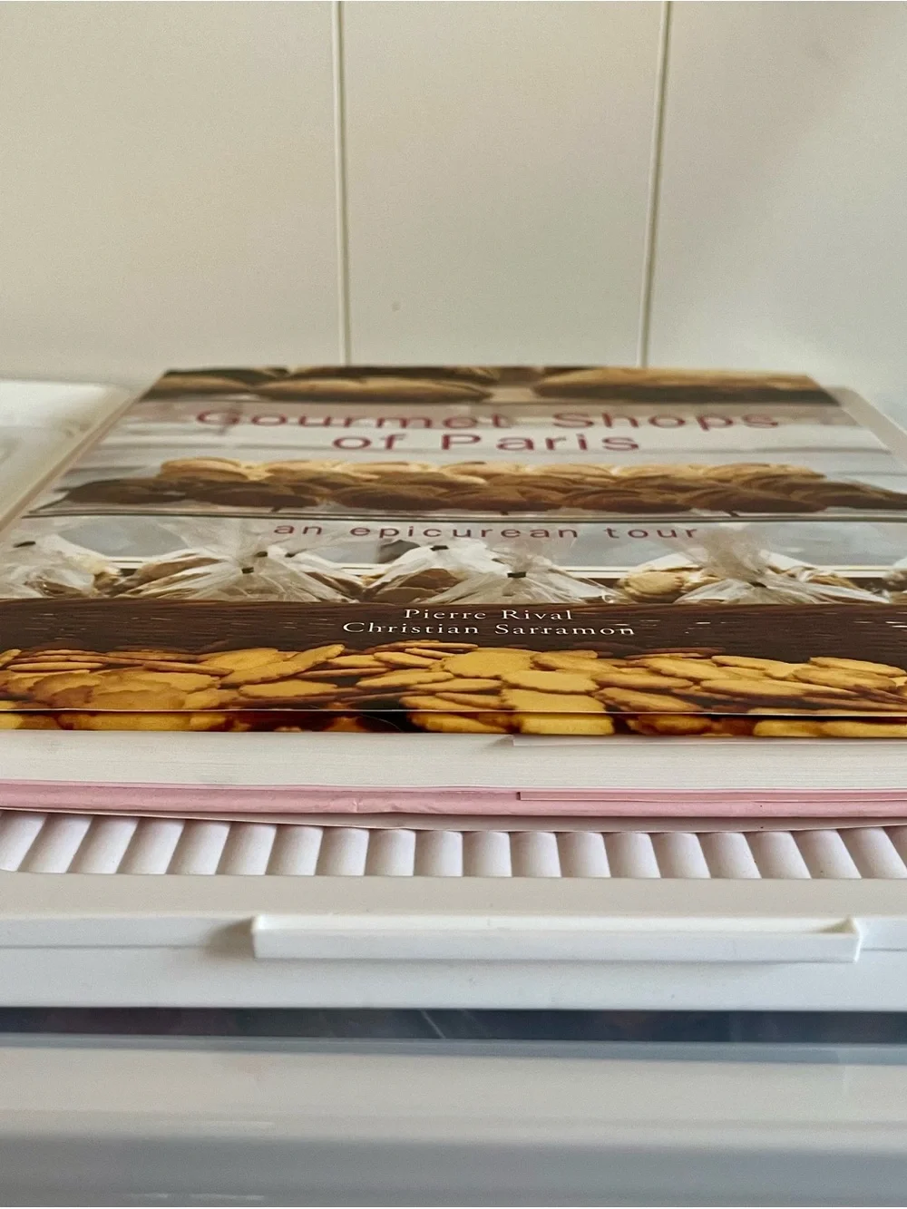 *Vintage* Gourmet Shops of Paris book— Brown & White Parisian Bakes